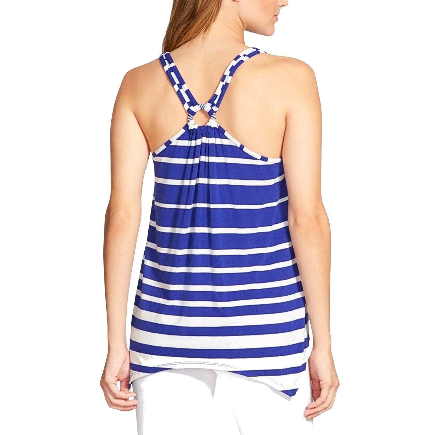 Ella Moss Women’s Cobalt/White Nova Cascade Stripe Tank