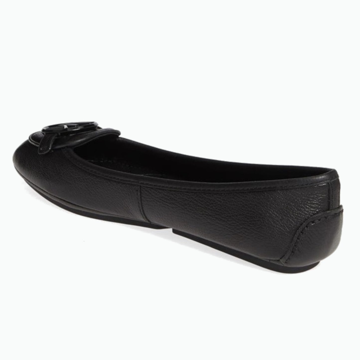 MICHAEL Michael Kors Black Lillie Leather Moccasin