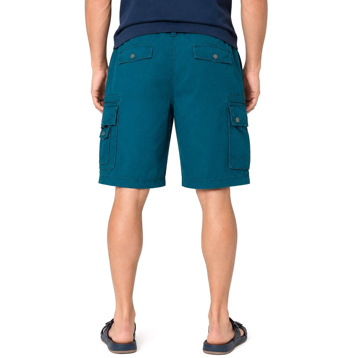Nautica Men's Moroccan Blue Cargo Utility Shorts