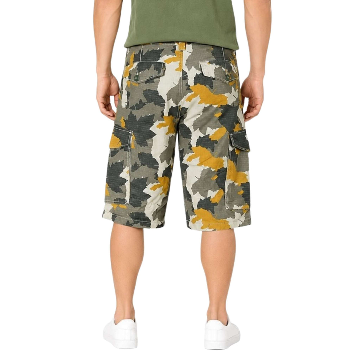 LRG Men's Desert Camo Classic Cargo Rip Stop Shorts