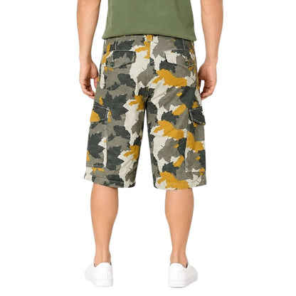 LRG Men's Desert Camo Classic Cargo Rip Stop Shorts