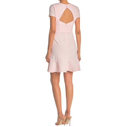 Betsey Johnson Women's Short Sleeve Heart Belted Dress