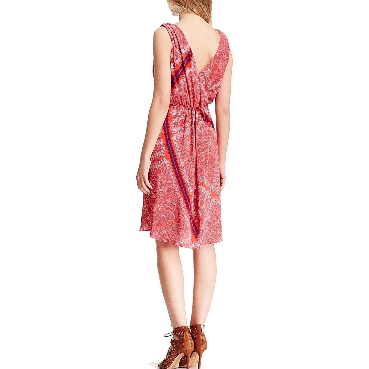 Ella Moss Women's Poppy Tuscan Silk Tulip Dress