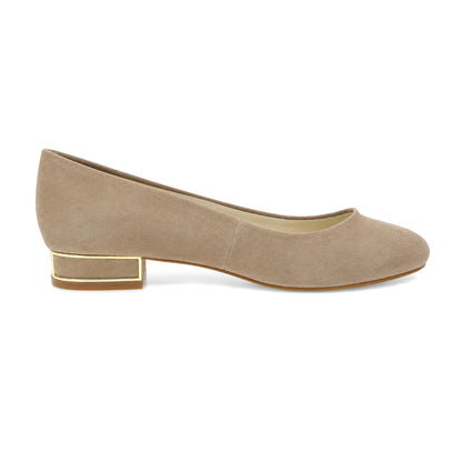 MICHAEL Michael Kors Joy Dk Khaki Kitten Pumps