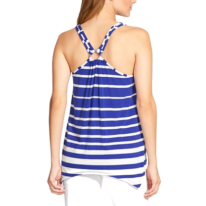 Ella Moss Women’s Cobalt/White Nova Cascade Stripe Tank