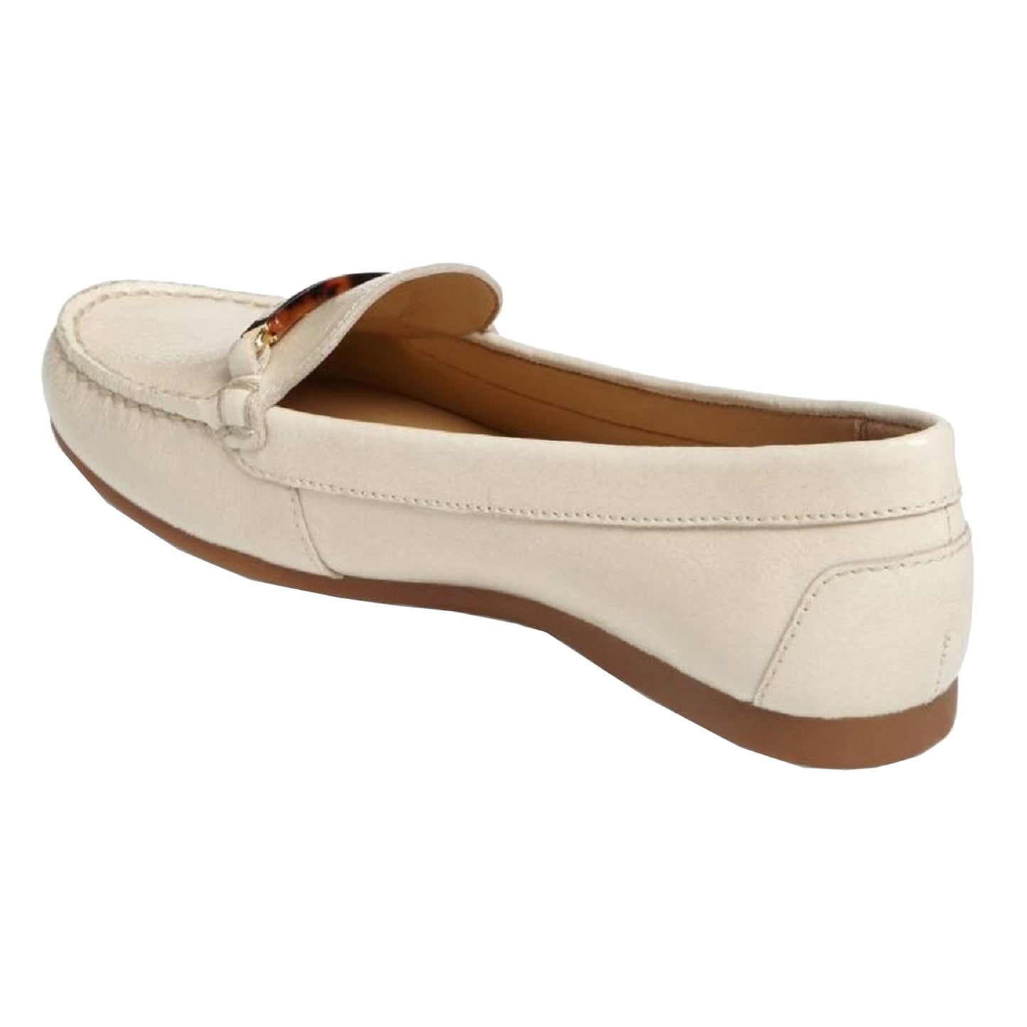 MICHAEL Michael Kors Nadia Ecru Moc Toe Loafer