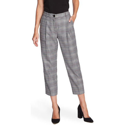 Vince Camuto Women's Chrome Glen Plaid Ankle Pants