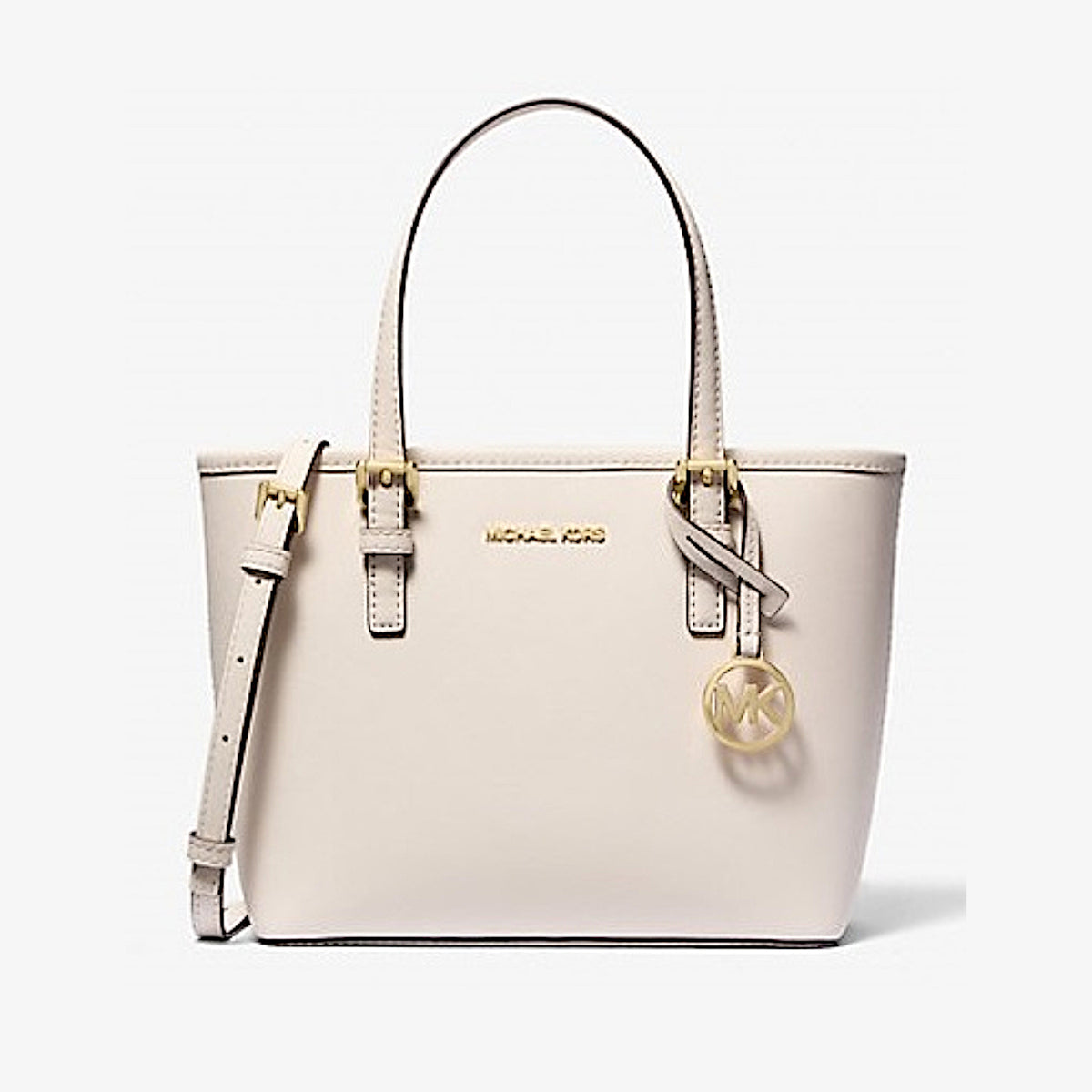 MICHAEL Michael Kors Jet Set Travel Extra-Small Leather Top-Zip Tote Bag
