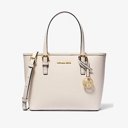 MICHAEL Michael Kors Jet Set Travel Extra-Small Leather Top-Zip Tote Bag
