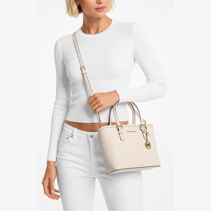 MICHAEL Michael Kors Jet Set Travel Extra-Small Leather Top-Zip Tote Bag
