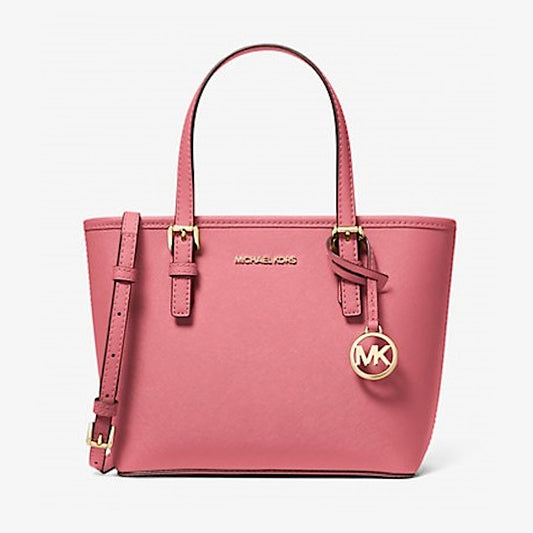 MICHAEL Michael Kors Jet Set Travel Extra-Small Leather Top-Zip Tote Bag