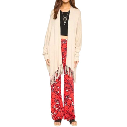 Ella Moss Women's Tiger Lilly Jungle Floral Wide Leg Pants