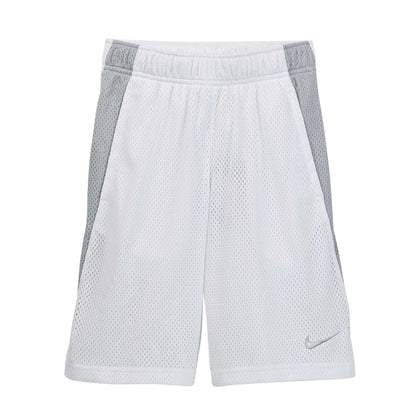 Nike Boy’s White/Wolf Grey Monster Mesh Shorts