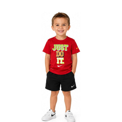 Nike Boy’s Universal Red Just Do It Dri-FIT T-Shirt