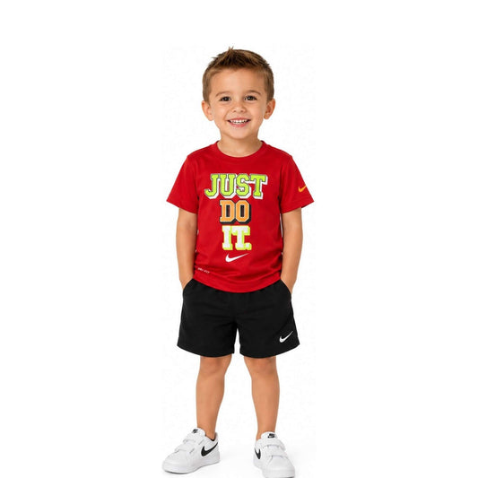 Nike Boy’s Universal Red Just Do It Dri-FIT T-Shirt
