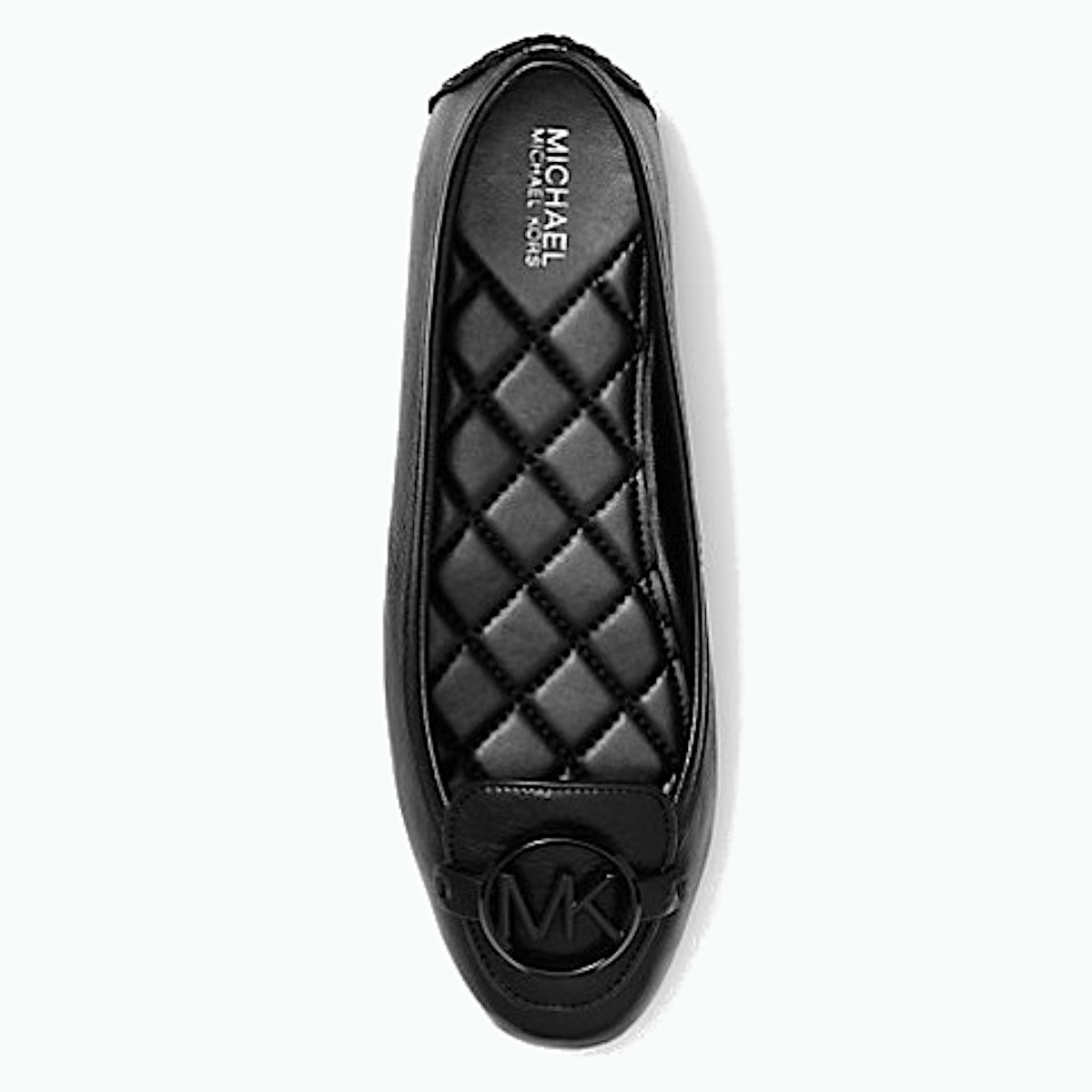 MICHAEL Michael Kors Black Lillie Leather Moccasin