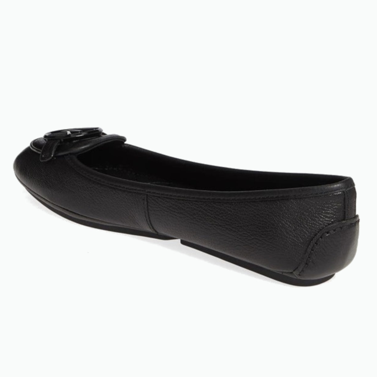 MICHAEL Michael Kors Black Lillie Leather Moccasin