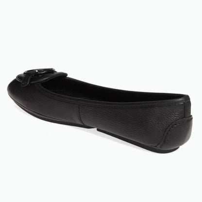MICHAEL Michael Kors Black Lillie Leather Moccasin