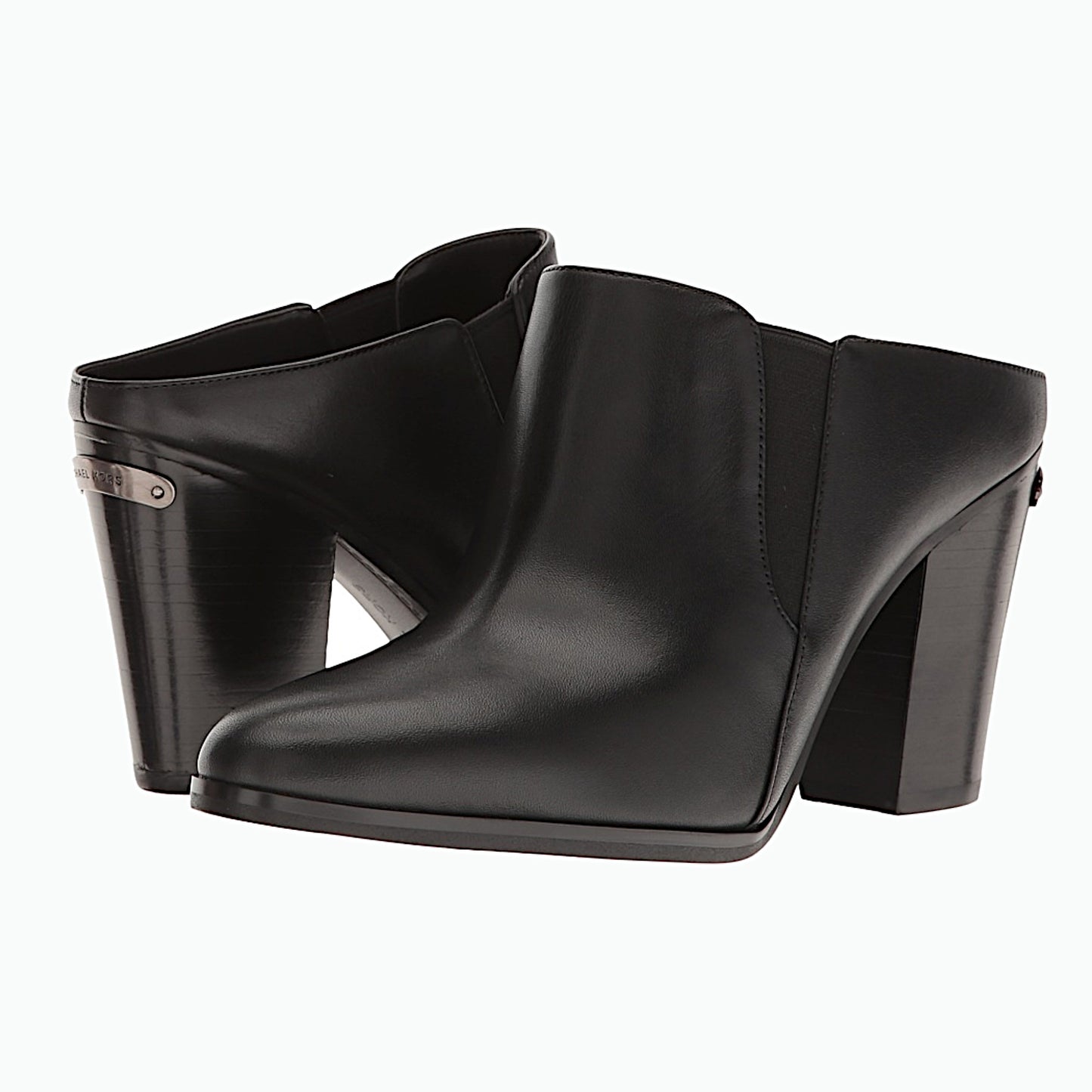 MICHAEL Michael Kors Braden Black Leather Mule