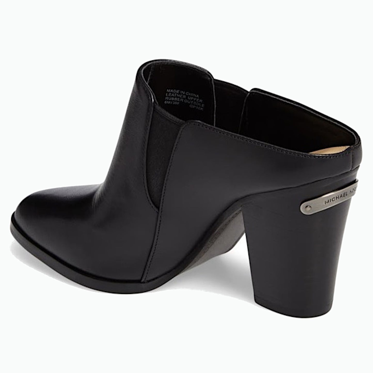 MICHAEL Michael Kors Braden Black Leather Mule