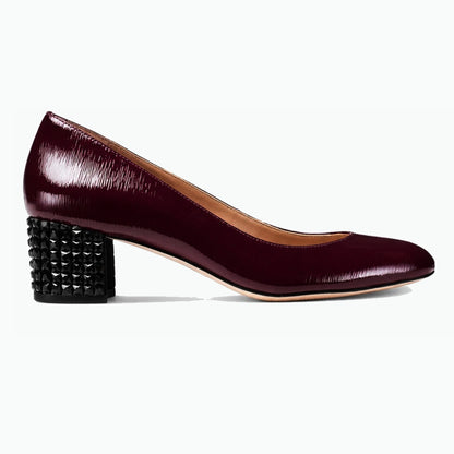 MICHAEL Michael Kors Arabella Plum Kitten Heel Pumps
