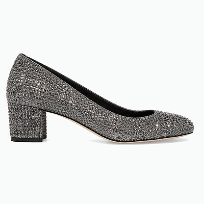 MICHAEL Michael Kors Arabella Silver Kitten Heel Pumps