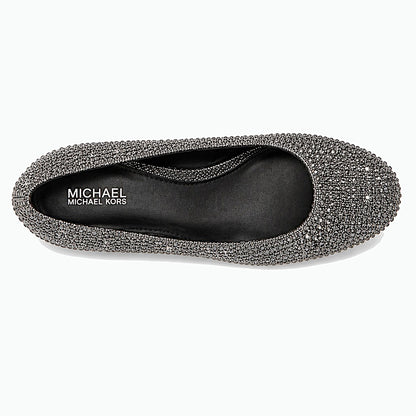 MICHAEL Michael Kors Arabella Silver Kitten Heel Pumps