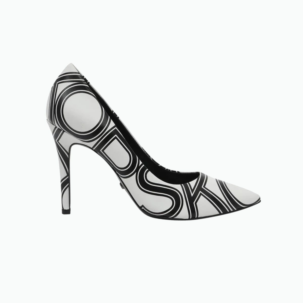 MICHAEL Michael Kors Claire White/Black Leather Pumps