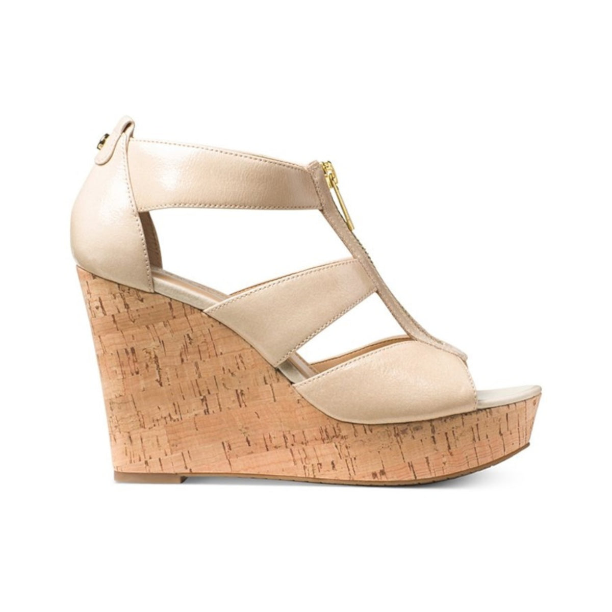 MICHAEL Michael Kors Damita Ecru Platform Wedge Sandals