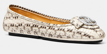 MICHAEL Michael Kors Natural Lillie Leather Moc Flats