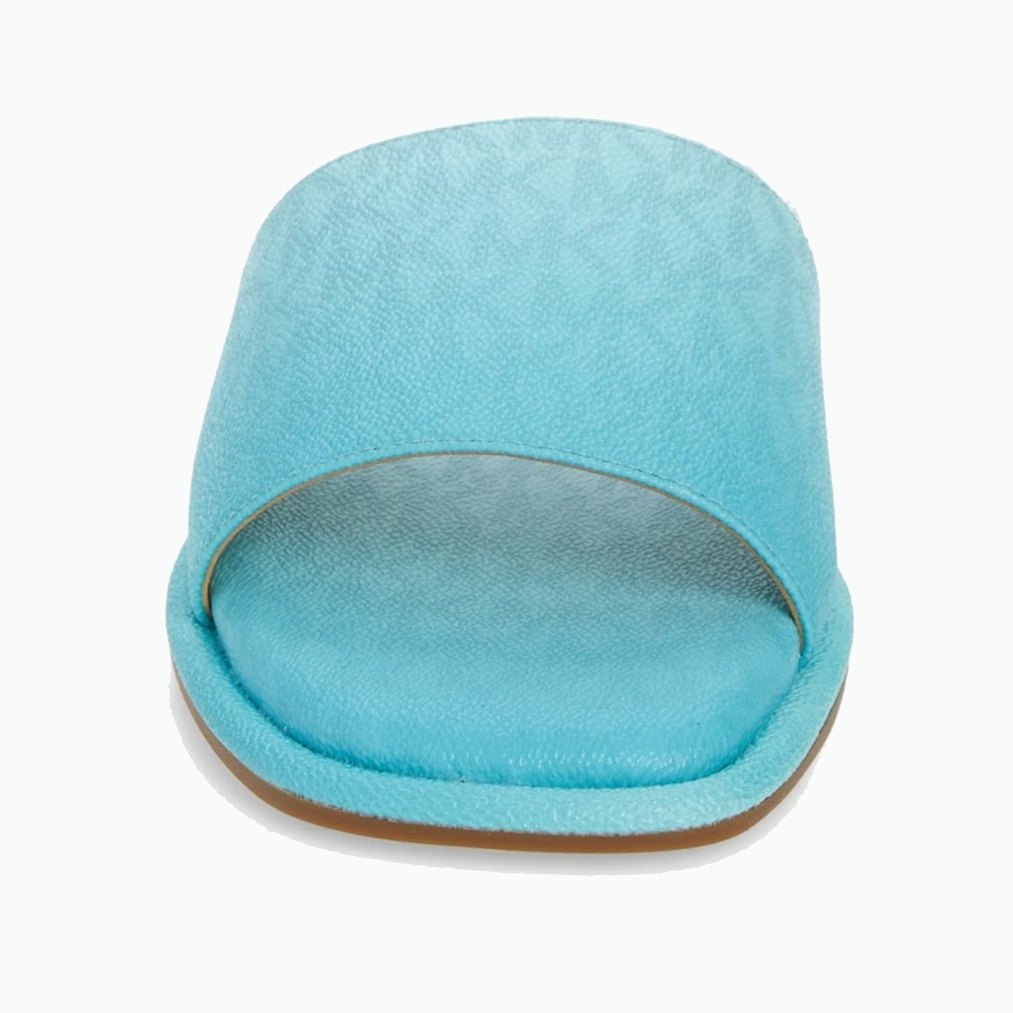 MICHAEL Michael Kors Hayworth Ocean Blue Ombré Logo Slide Sandal