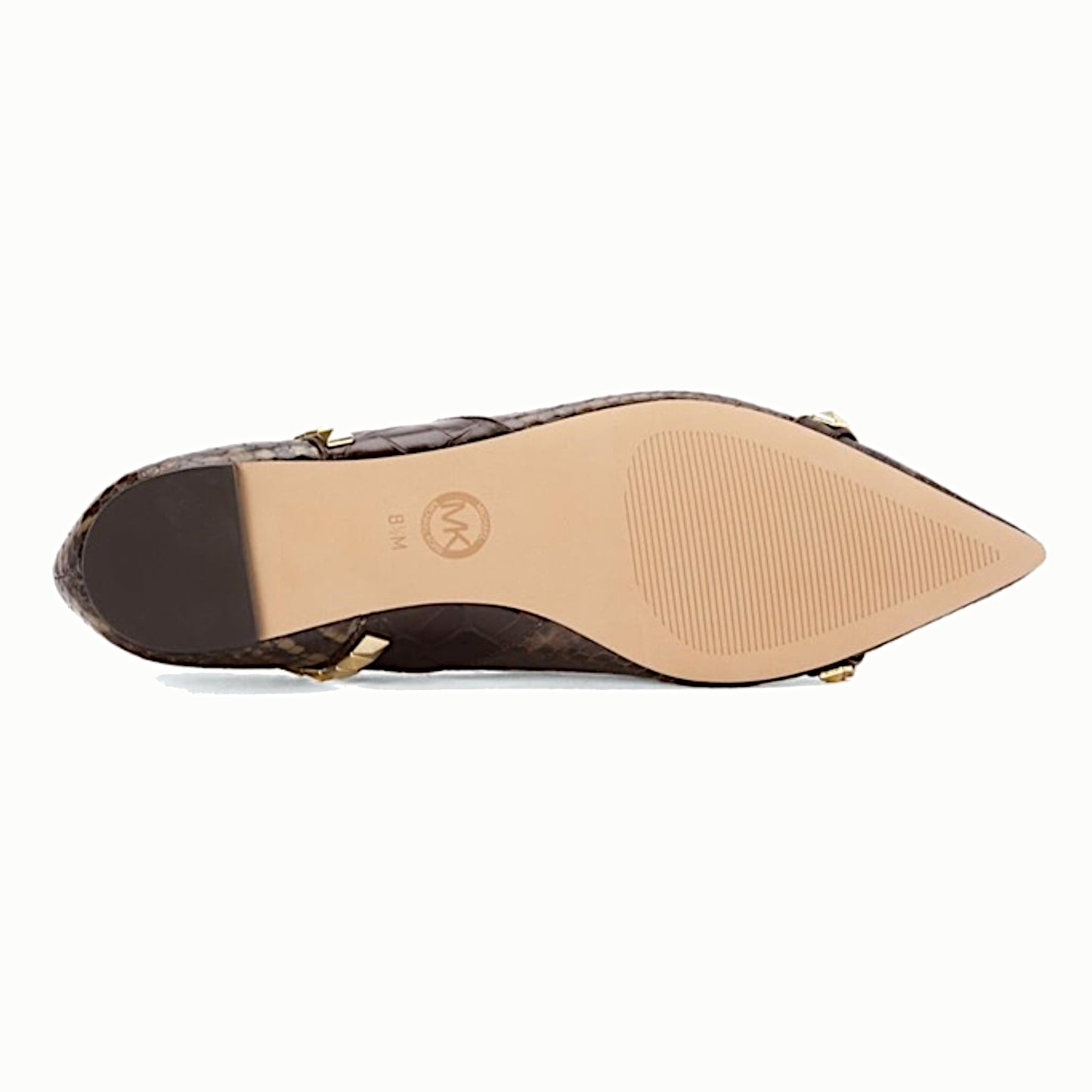 MICHAEL Michael Kors Ella Brown Studded Flats