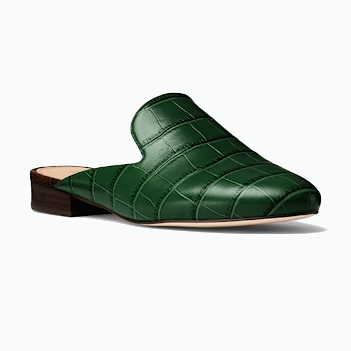 MICHAEL Michael Kors Natasha Moss Croc-Embossed Mule
