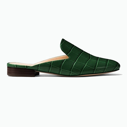 MICHAEL Michael Kors Natasha Moss Croc-Embossed Mule