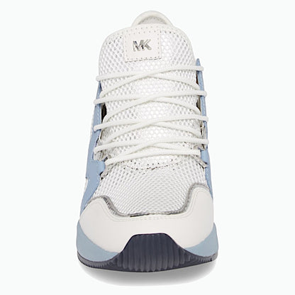 MICHAEL Michael Kors Scout Optic White/Blue Wedge Sneaker