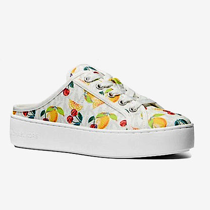 MICHAEL Michael Kors Poppy Fruit Print Logo Slip-On Sneaker