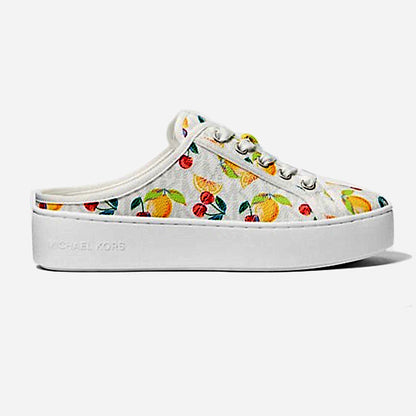 MICHAEL Michael Kors Poppy Fruit Print Logo Slip-On Sneaker
