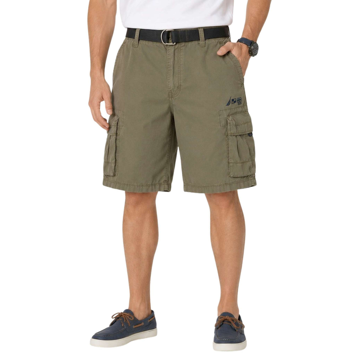 Nautica Men's Dark Surplus Cargo Utility Shorts
