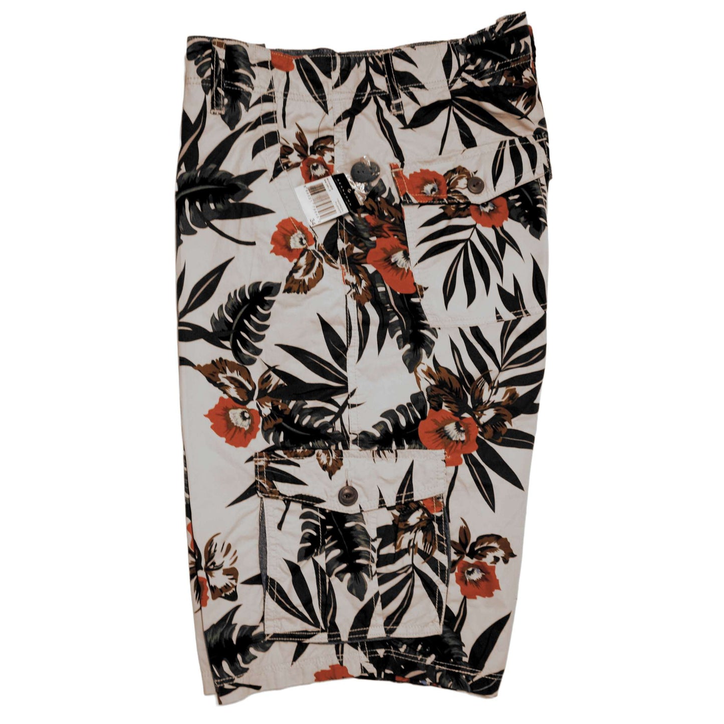 Sean John Men's Tropical Flowers Cargo Shorts