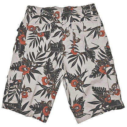 Sean John Men's Tropical Flowers Cargo Shorts