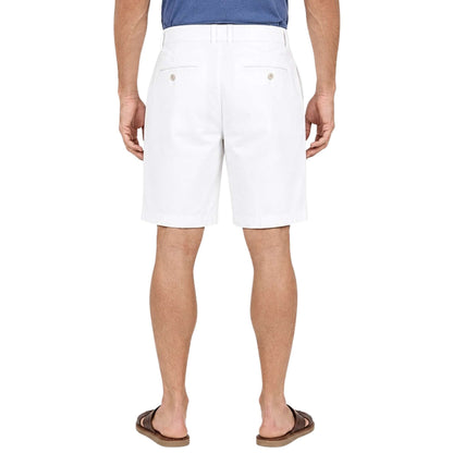 Club Room Men's White Classic Pleat Front Shorts