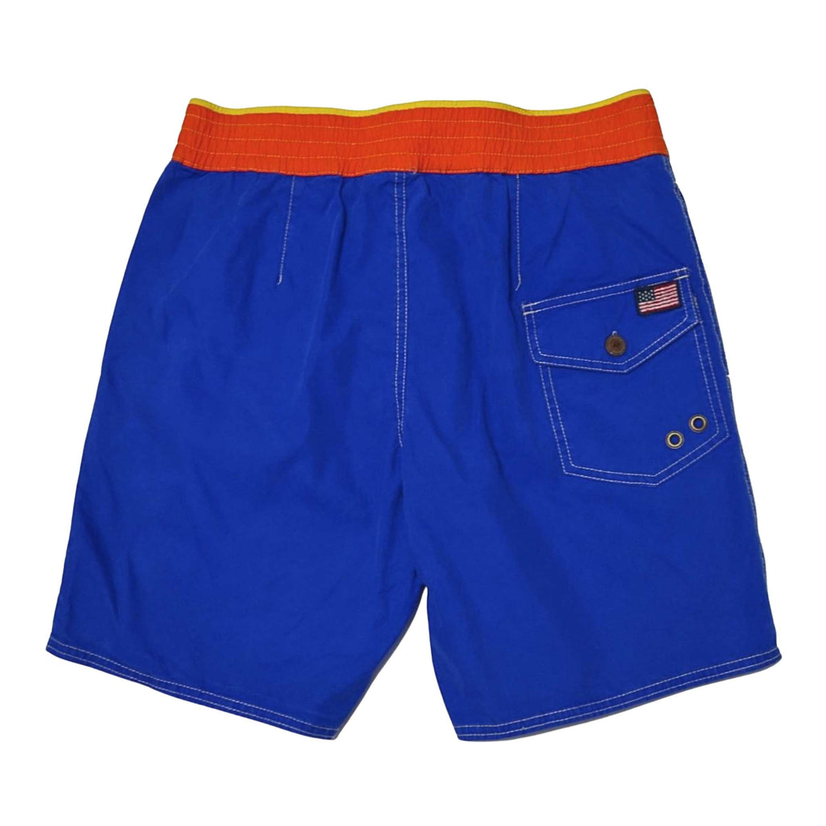 Polo Ralph Lauren Men's Big Pony Blue/Yellow Swim Trunks