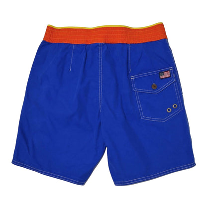 Polo Ralph Lauren Men's Big Pony Blue/Yellow Swim Trunks