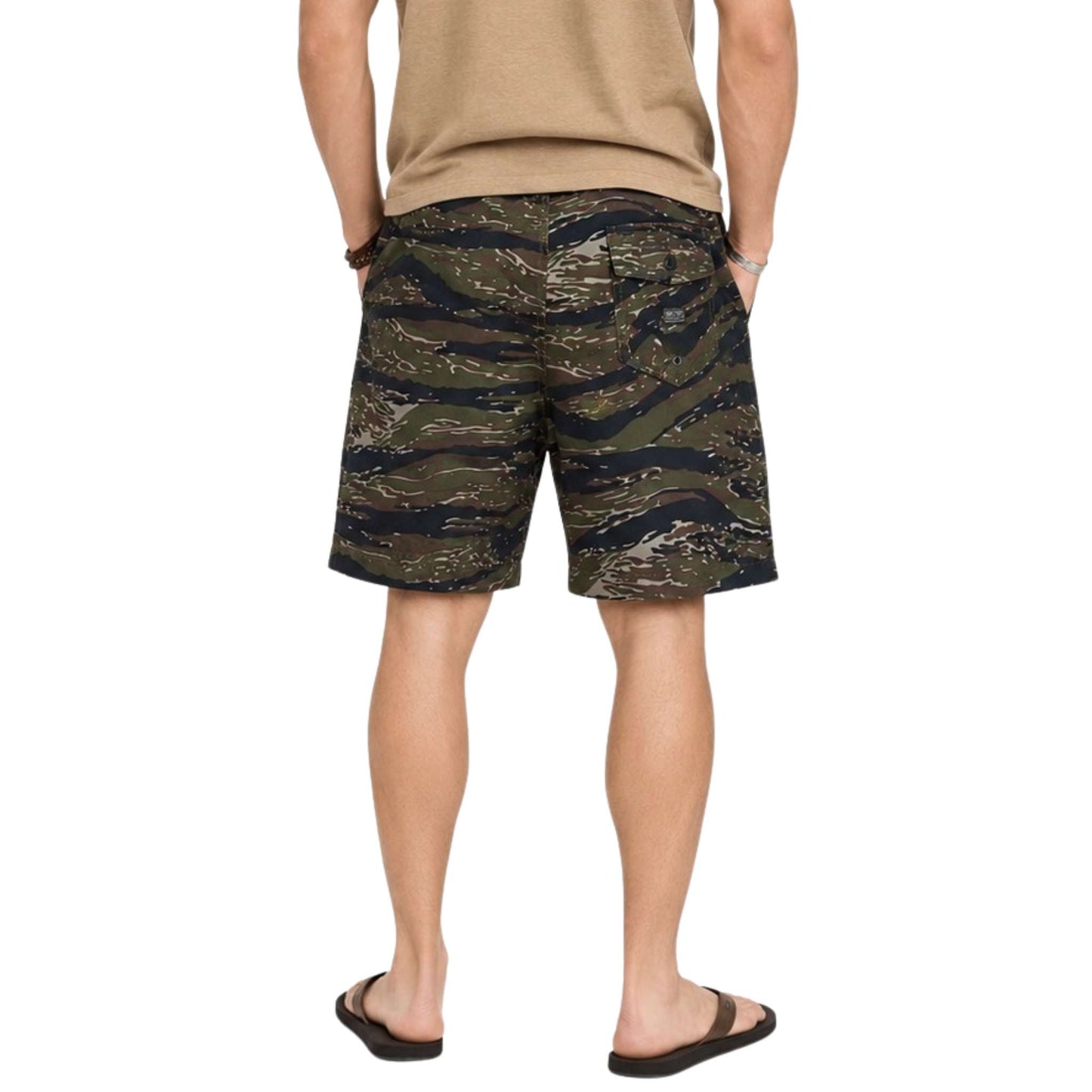 Denim & Supply Ralph Lauren Men's Camo Poplin Surf Shorts