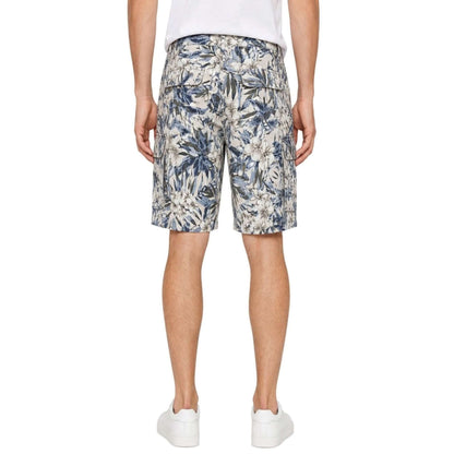 WRK Men's Grey Vance Floral Cargo Shorts