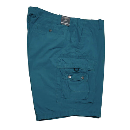 Nautica Men's Moroccan Blue Cargo Utility Shorts