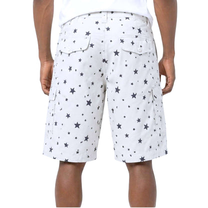 Rocawear Men's Star Print Classic Shorts