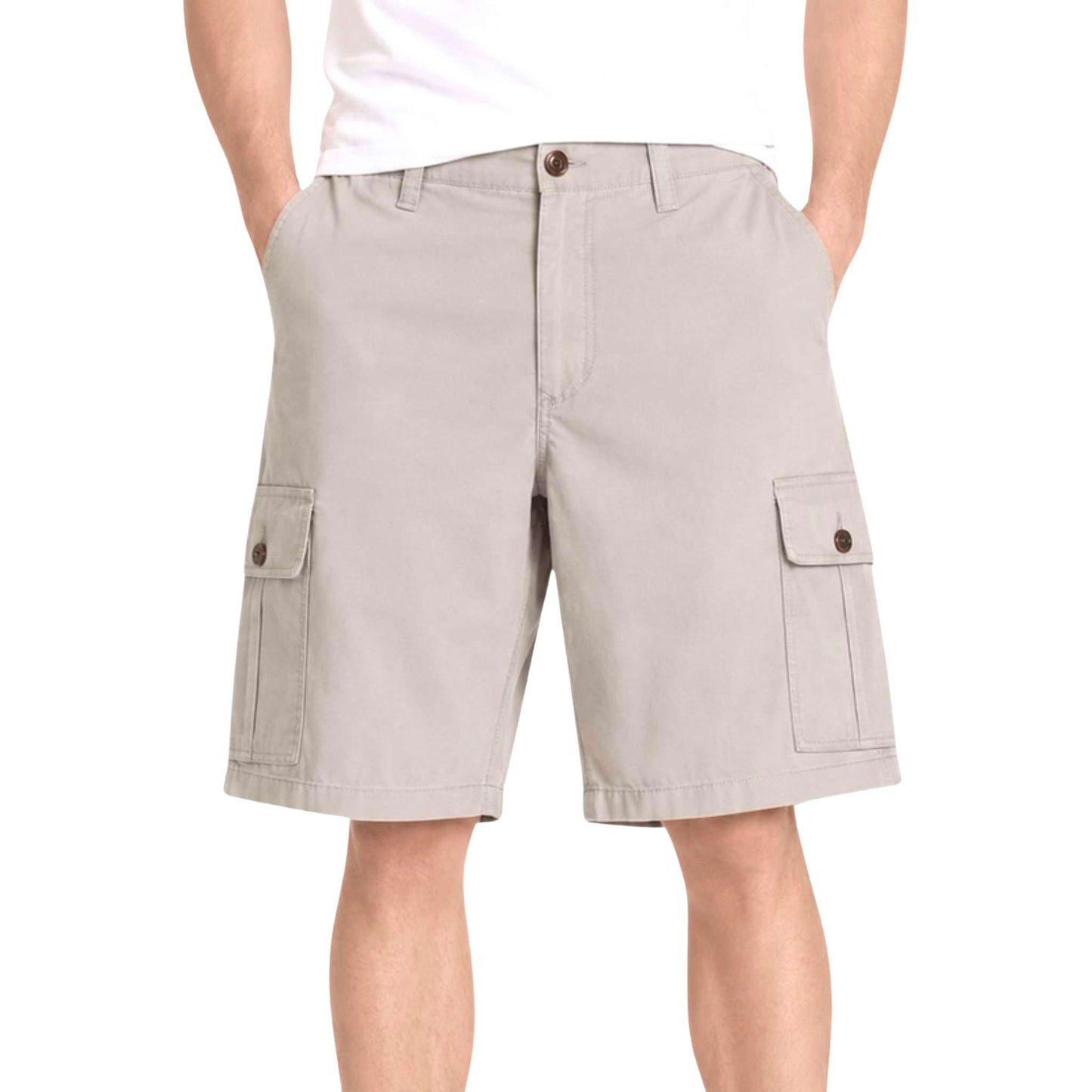 Dockers Men's Birch Classic Flat Front Cargo Shorts