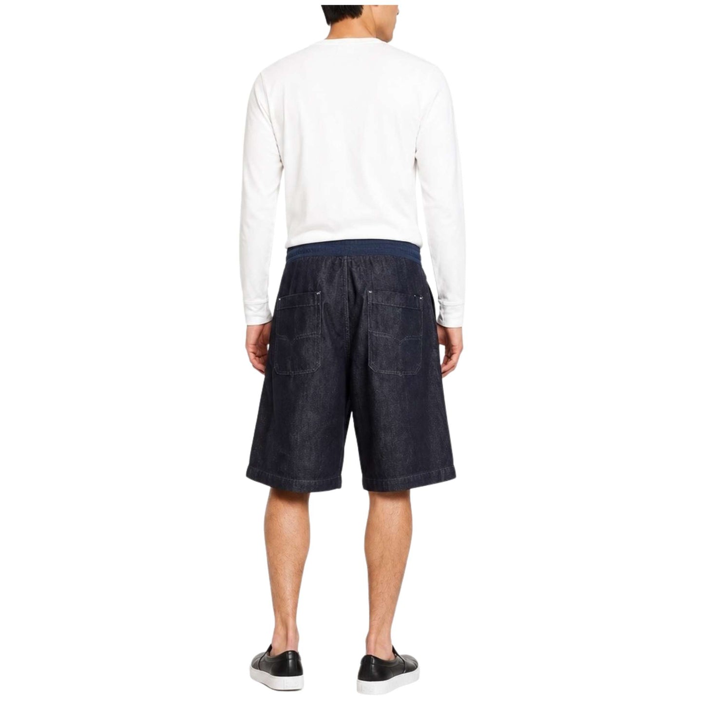 Diesel Men's Dark Denim Sai-nd Shorts